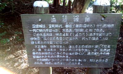 湯坂城跡